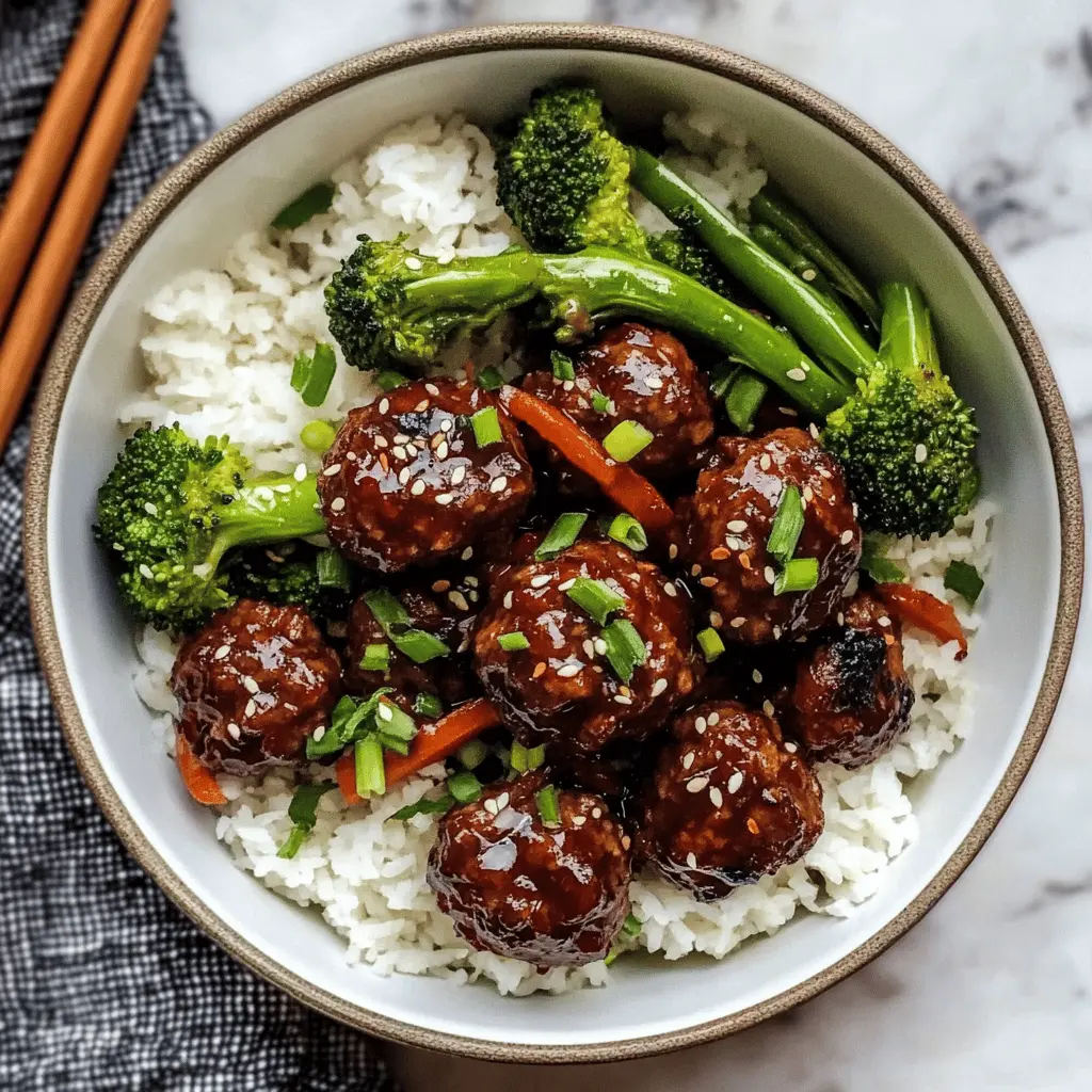 Quick, flavorful, and oh-so-satisfying! These 30-minute Mongolian Beef Meatballs are perfect for a speedy dinner. With tender beef, savory soy sauce, and a hint of ginger, they'll become a family favorite. Great for busy weeknights or a fun weekend meal. Save this recipe now for a delicious, easy-to-make dish anytime!