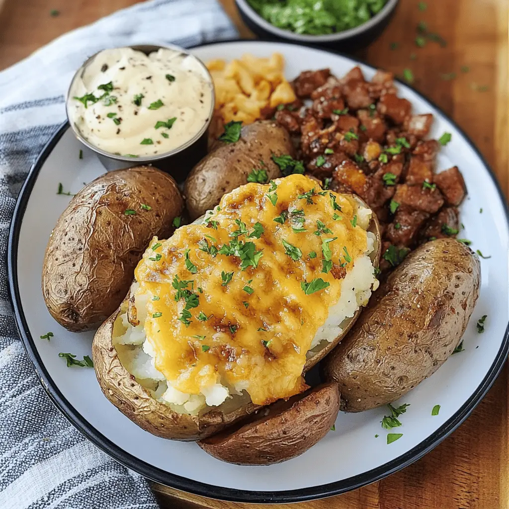 Looking for the perfect baked potato that rivals your favorite steakhouse? These Best Steakhouse Baked Potatoes are fluffy on the inside and crispy on the outside, topped with buttery goodness and your choice of delicious toppings. Ideal for any meal or as a side to impress your guests. Don’t forget to save this recipe for your next dinner party!