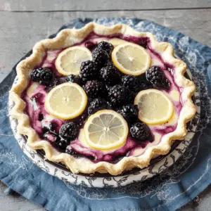 Looking for a refreshing dessert? This Blackberry Lemonade Pie combines the tartness of fresh blackberries with zesty lemonade for a delightful summer treat! Perfect for picnics or family gatherings, this easy-to-make pie will surely impress your guests. Save this recipe for a sweet way to cool down on warm days!