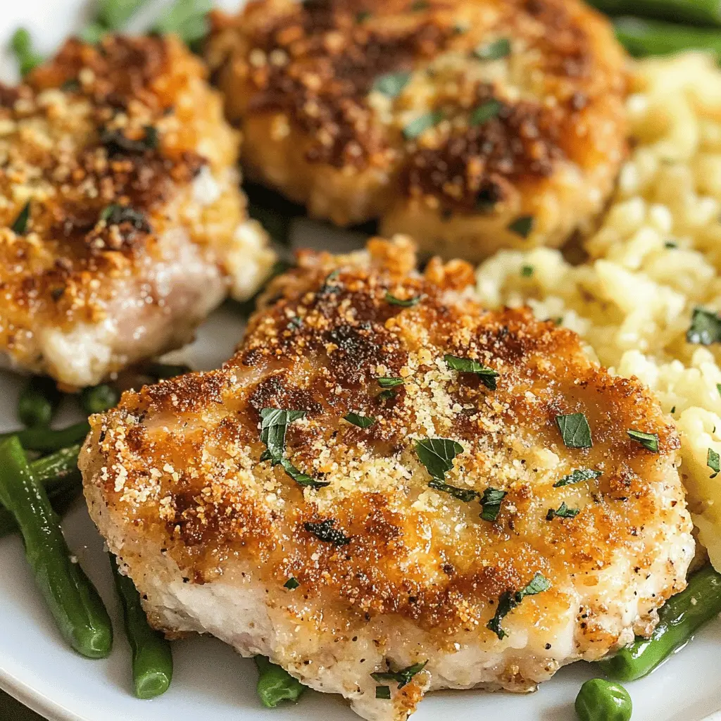 These Blackstone Parmesan Crusted Pork Chops are a game-changer for your dinner routine! Crunchy, cheesy, and packed with flavor, they are perfect for grilling enthusiasts. Made with juicy pork chops and a mouthwatering Parmesan crust, they're a crowd-pleaser at your next barbecue or family gathering. Save this recipe for a delicious twist on your typical weeknight meal!