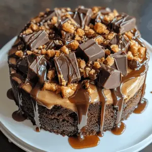This Chocolate Caramel Toffee Crunch Cake is a delightful treat that's perfect for any celebration! Made with layers of rich chocolate cake, creamy caramel, and topped with crunchy toffee bits, every bite is a sweet surprise. Save this recipe for a special occasion or just a cozy dessert night at home. Your loved ones will be asking for seconds!