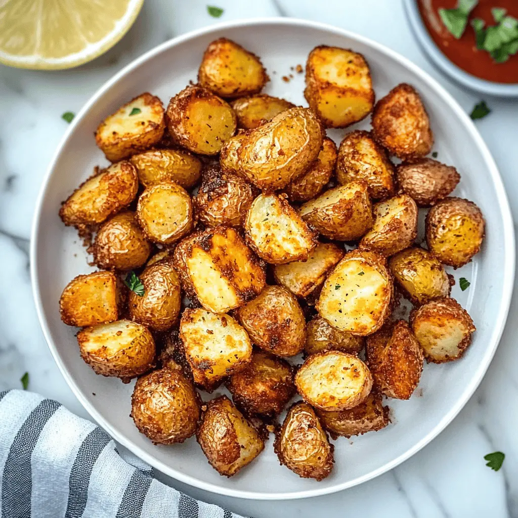 Get ready for the crispiest potatoes ever! These Air Fryer Potatoes are golden, crunchy on the outside, and fluffy inside. Perfect for breakfast, lunch, or dinner, they pair well with any meal. Easy to make and healthier than traditional fried potatoes. Save this recipe for your next family gathering or weeknight dinner!