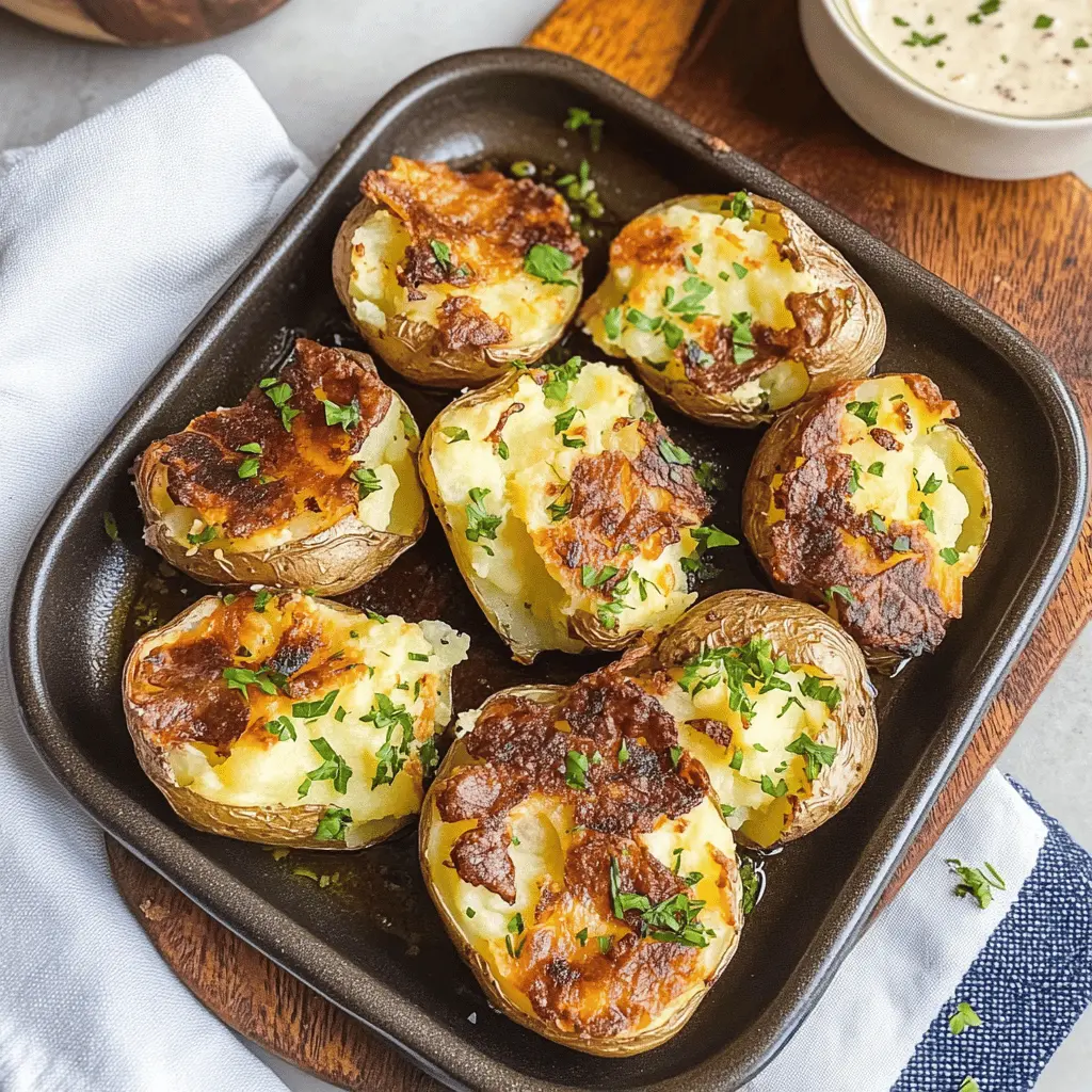 Get ready for the crispiest, most delicious potatoes you've ever had! This Easy Blackstone Smashed Potatoes Recipe combines tender potatoes with mouthwatering seasonings, perfect for any meal. They're great for backyard barbecues or cozy family dinners. Save this pin for a simple yet flavor-packed side that everyone will love!