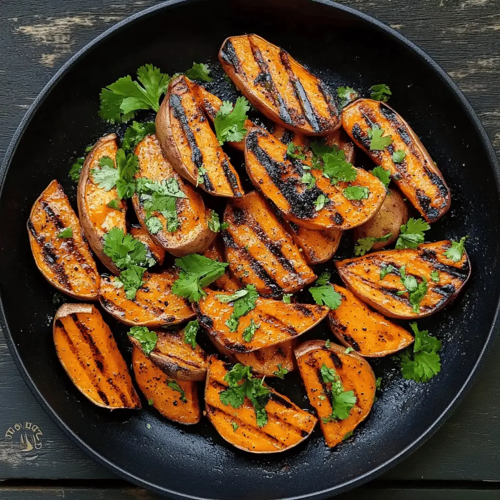 Transform your meal with these Grilled Cilantro-Lime Sweet Potatoes! Bursting with zesty lime and fresh cilantro flavors, this tasty recipe is perfect for summer BBQs or as a wholesome side dish. Simple to prepare and deliciously vibrant, these sweet potatoes will definitely stand out on your plate. Save this recipe for your next cookout and impress your guests!