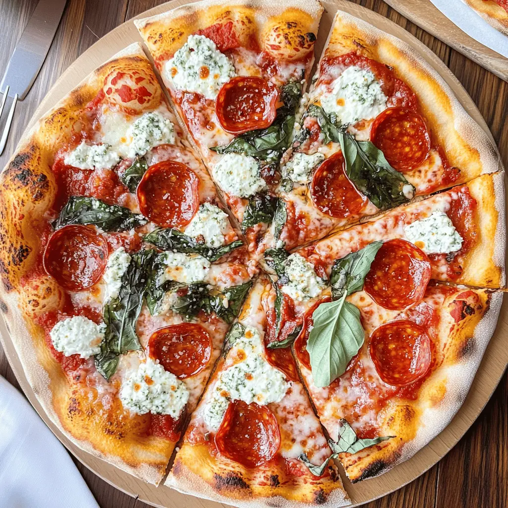 Get ready to spice up your pizza night with this Hot Honey Pepperoni Ricotta Pizza! This unique twist combines the savory charm of pepperoni with the creamy goodness of ricotta, all drizzled with a touch of hot honey for that perfect sweet and spicy balance. Ideal for a fun family dinner or a cozy night in, don’t forget to save this recipe for your next pizza party! 🍕✨