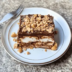 This No Bake Peanut Butter Chocolate Lasagna is a creamy, delightful dessert that you'll want to make for every occasion! Layered with rich chocolate and smooth peanut butter, it's perfect for satisfying your sweet tooth without turning on the oven. Save this recipe to impress your friends and family at your next gathering or family dinner. Enjoy a slice of happiness with minimal fuss!