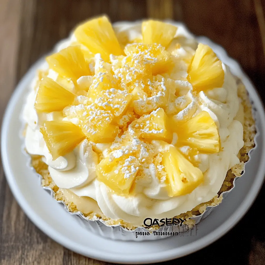 Treat yourself to a refreshing No Bake Pineapple Cream Dessert that's perfect for any occasion! With its creamy texture and sweet pineapple flavor, this easy recipe will become a family favorite. Plus, it requires no baking, making it a breeze to whip up on warm days. Save this delightful dessert for your next picnic or gathering!