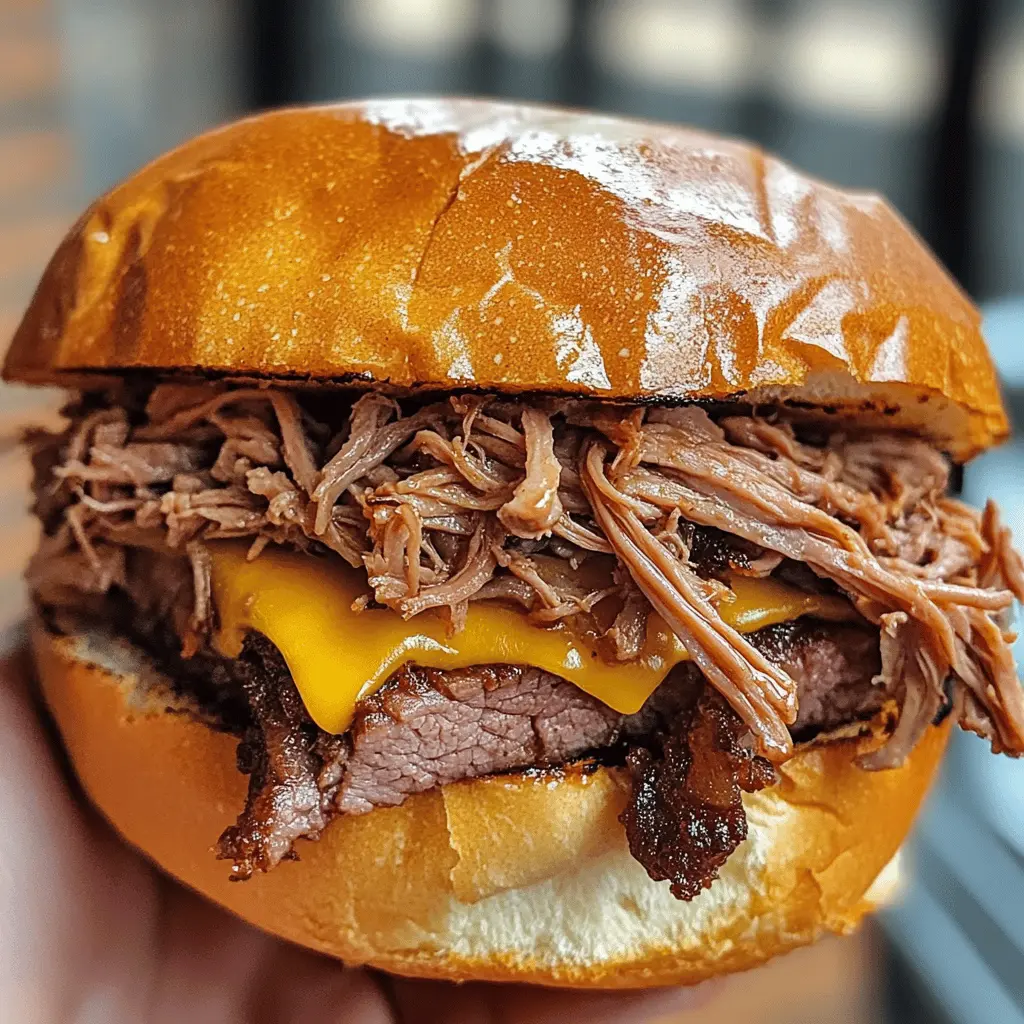 Get ready for a hearty meal with these Pulled Beef Sandwiches! Packed with tender, flavorful beef and a delicious barbecue sauce, these sandwiches are perfect for game days or casual gatherings. Easy to make and sure to please everyone at the table. Don’t forget to save this recipe for your next get-together! Enjoy every bite!