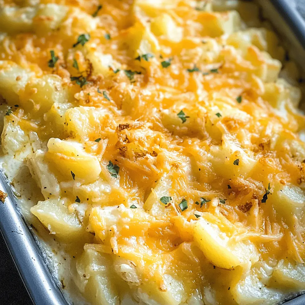 Transform your side dish game with these Smoked Cheesy Potatoes! Loaded with creamy cheese and a hint of smoke, they're perfect for barbecues or family dinners. Easy to make and packed with flavor, these potatoes are sure to be a hit at any gathering. Save this recipe for your next cookout and impress your guests with this cheesy delight!