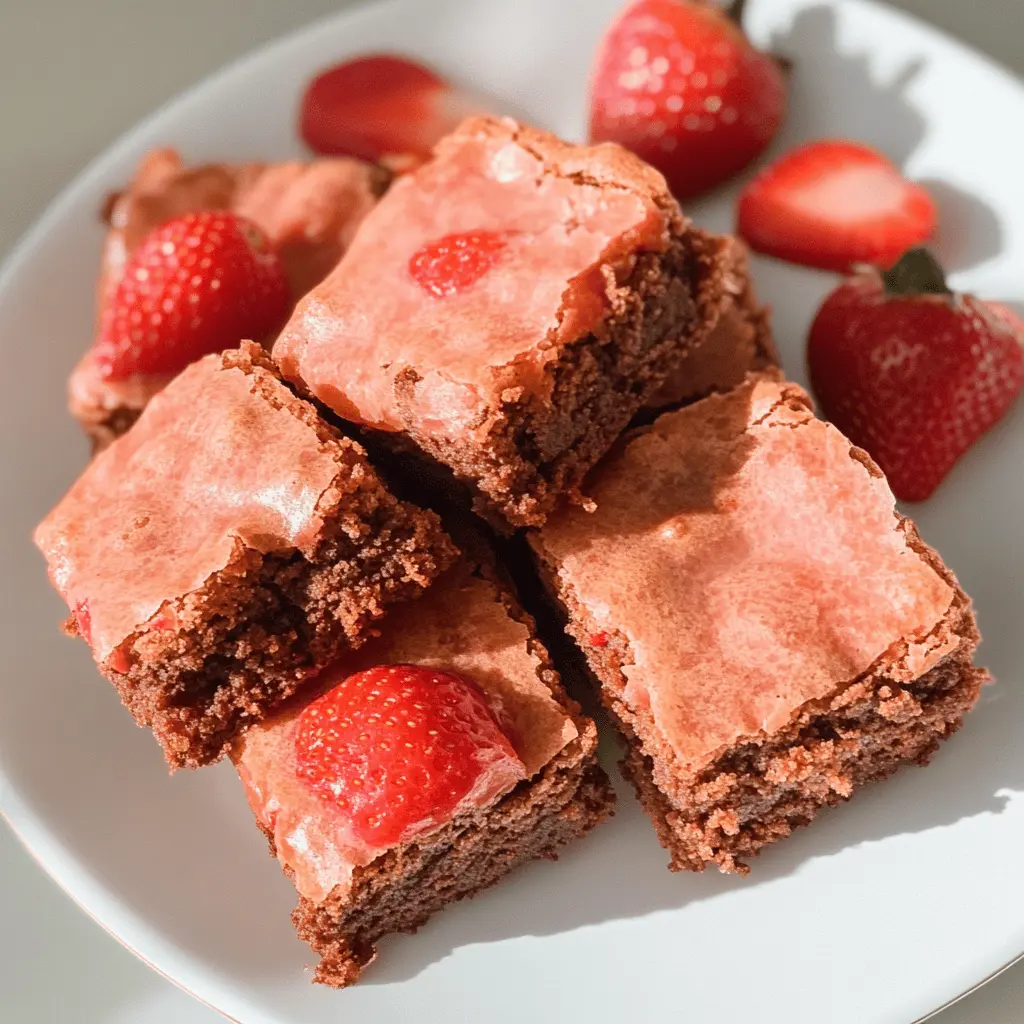 If you love chocolate and strawberries, this Strawberry Brownies recipe is a delightful treat! These rich, fudgy brownies are swirled with fresh strawberries, creating a mouthwatering combination. Perfect for picnics, cookouts, or a sweet snack at home, don’t forget to save this recipe for a delicious dessert that everyone will enjoy!