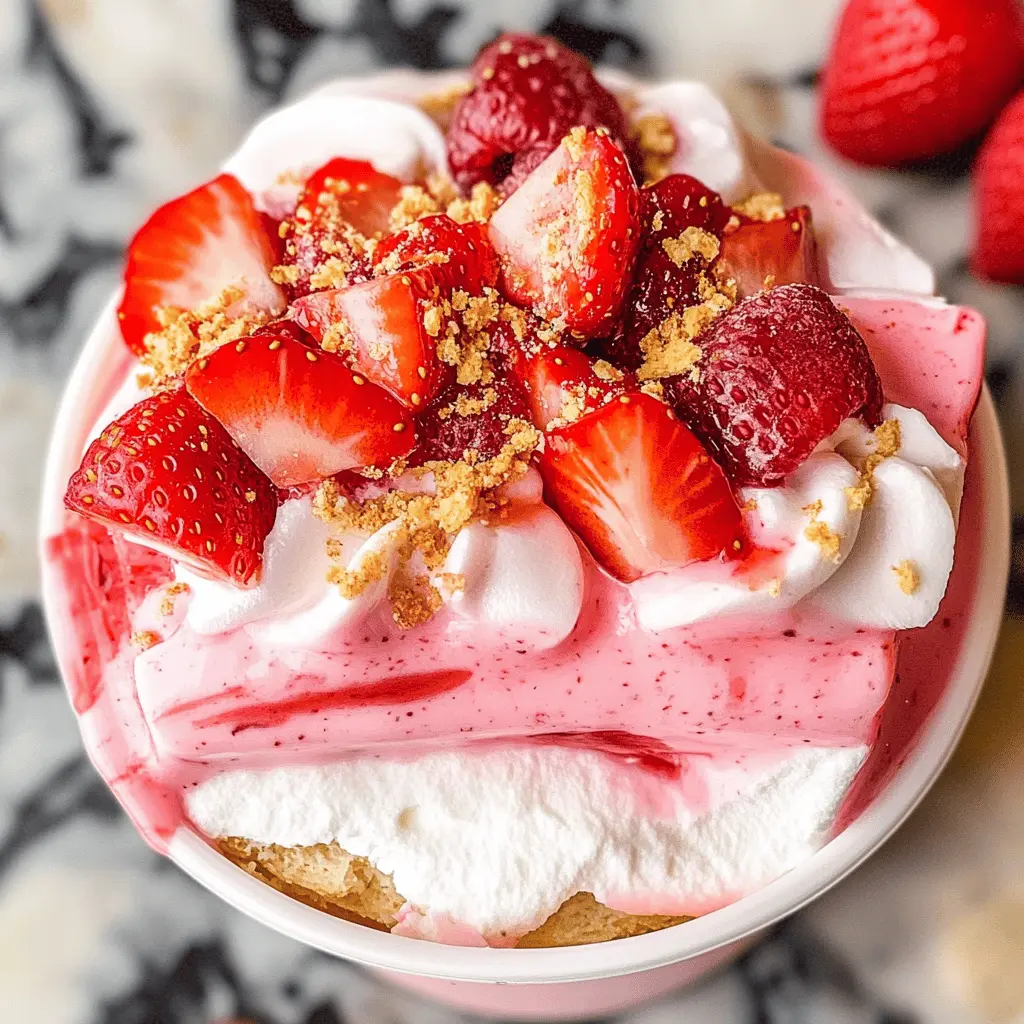 Treat yourself to a delightful Strawberry Lush dessert that’s perfect for any occasion! This no-bake recipe features creamy layers of whipped goodness, fresh strawberries, and a crumbly crust that everyone will love. It’s the ideal refreshment for summer gatherings or a sweet ending to your family dinner. Save this pin to make this easy and delicious treat later!