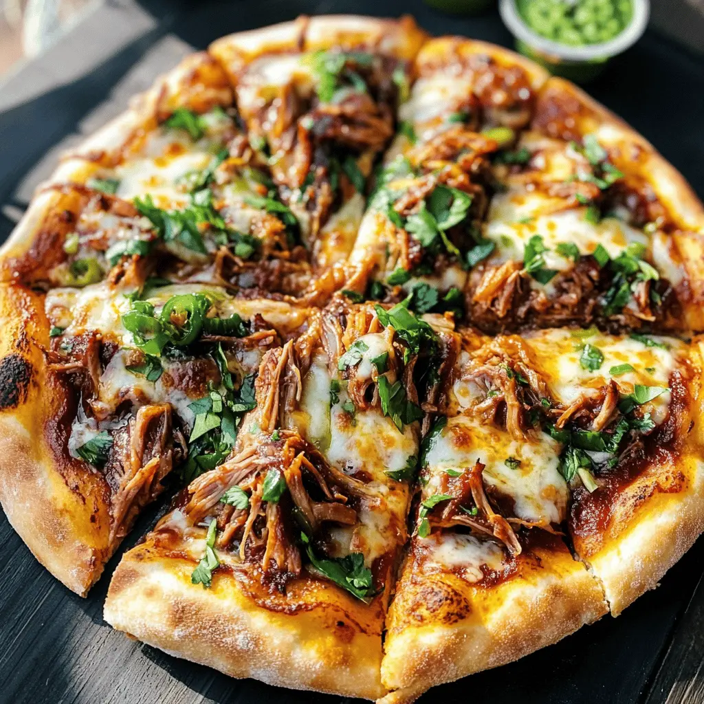 Easy BBQ Pulled Pork Pizza Recipe