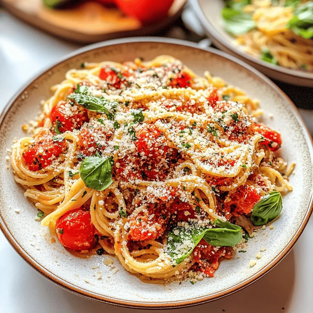 Easy Bruschetta Pasta Recipe for Summer