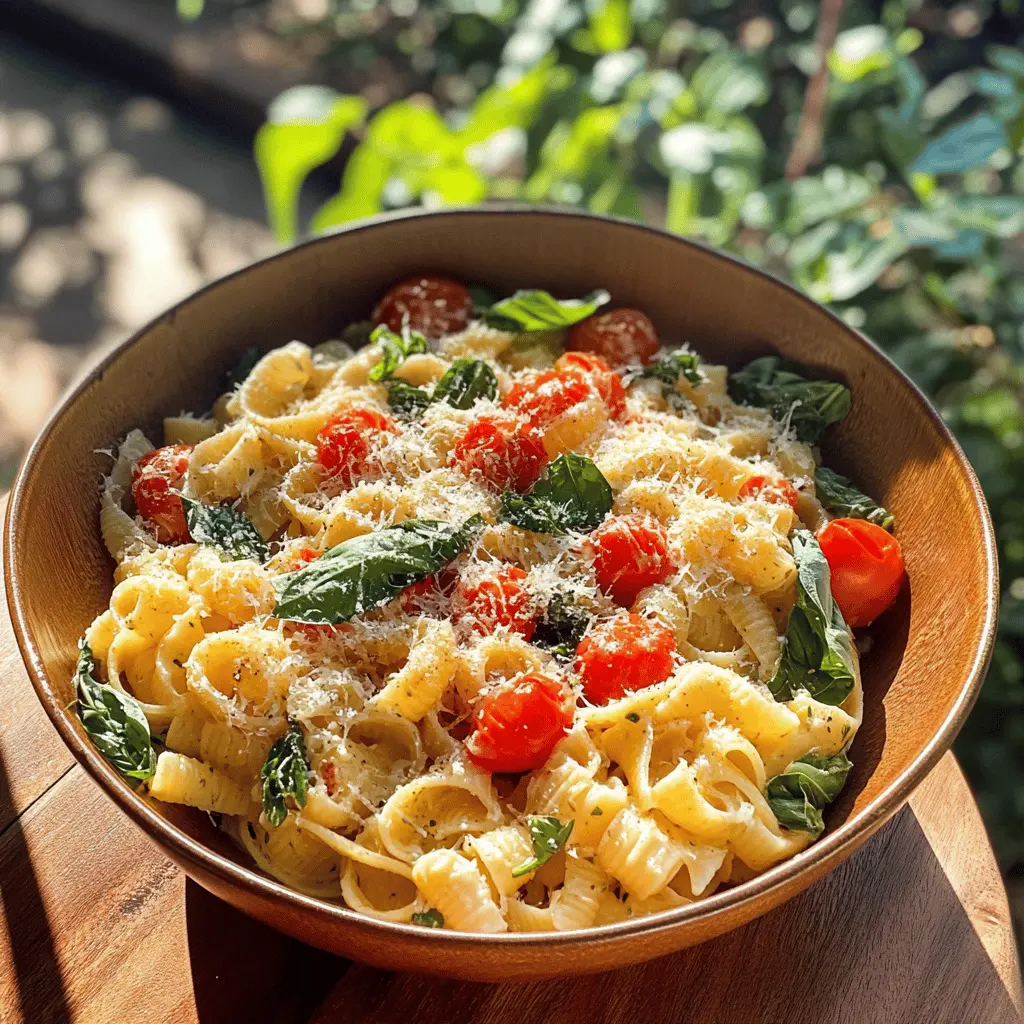 Easy Summer Garden Pasta with Fresh Veggies