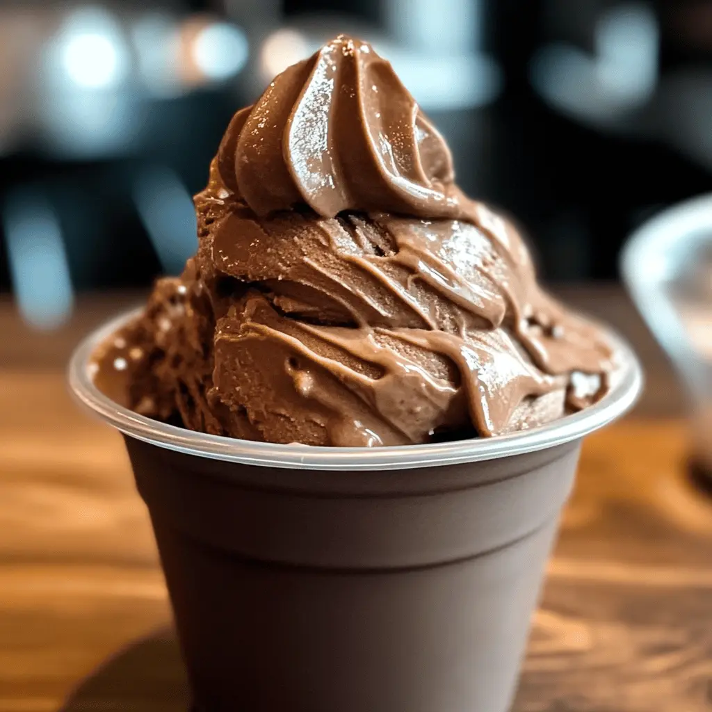 Easy Homemade Chocolate Frozen Yogurt Recipe