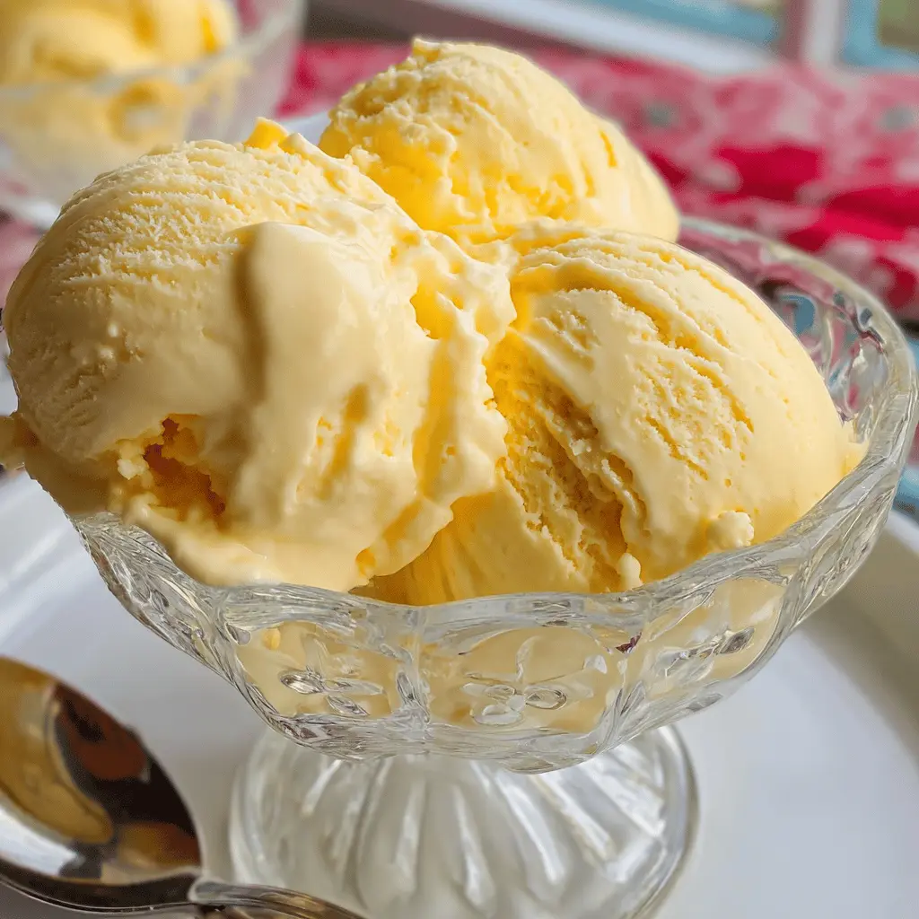 Easy Homemade Custard Ice Cream Recipe