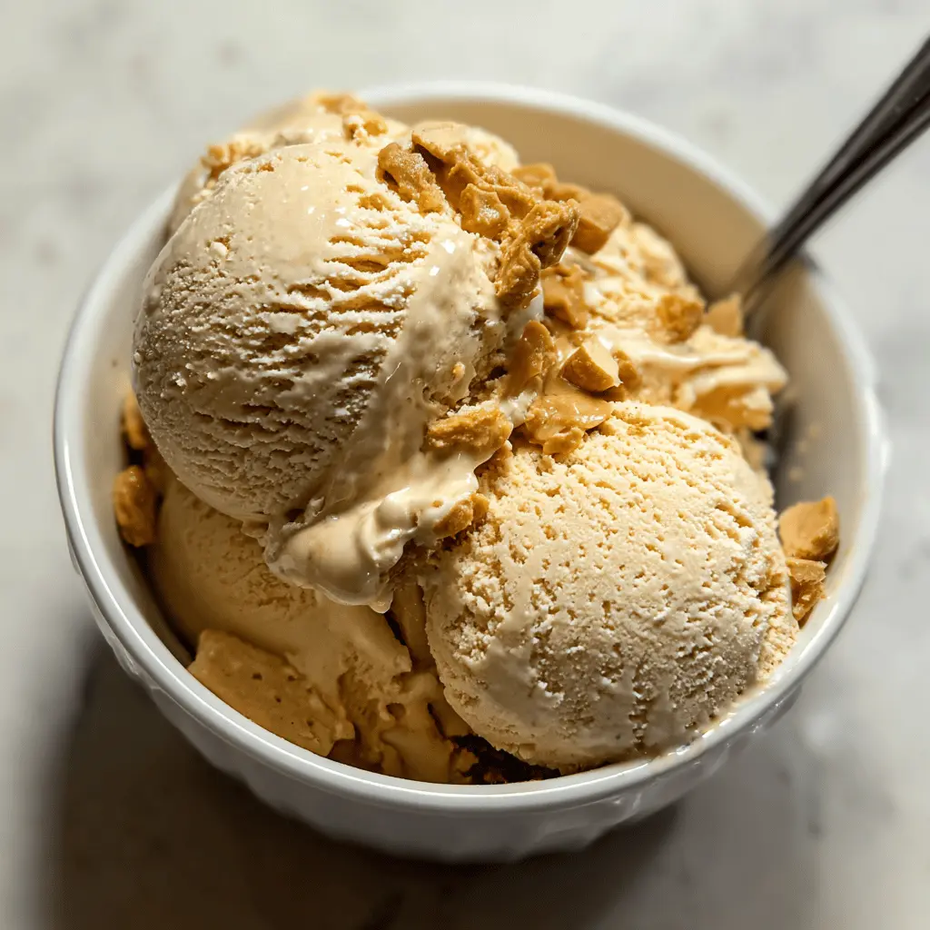 Easy Creamy Peanut Butter Cottage Cheese Ice Cream