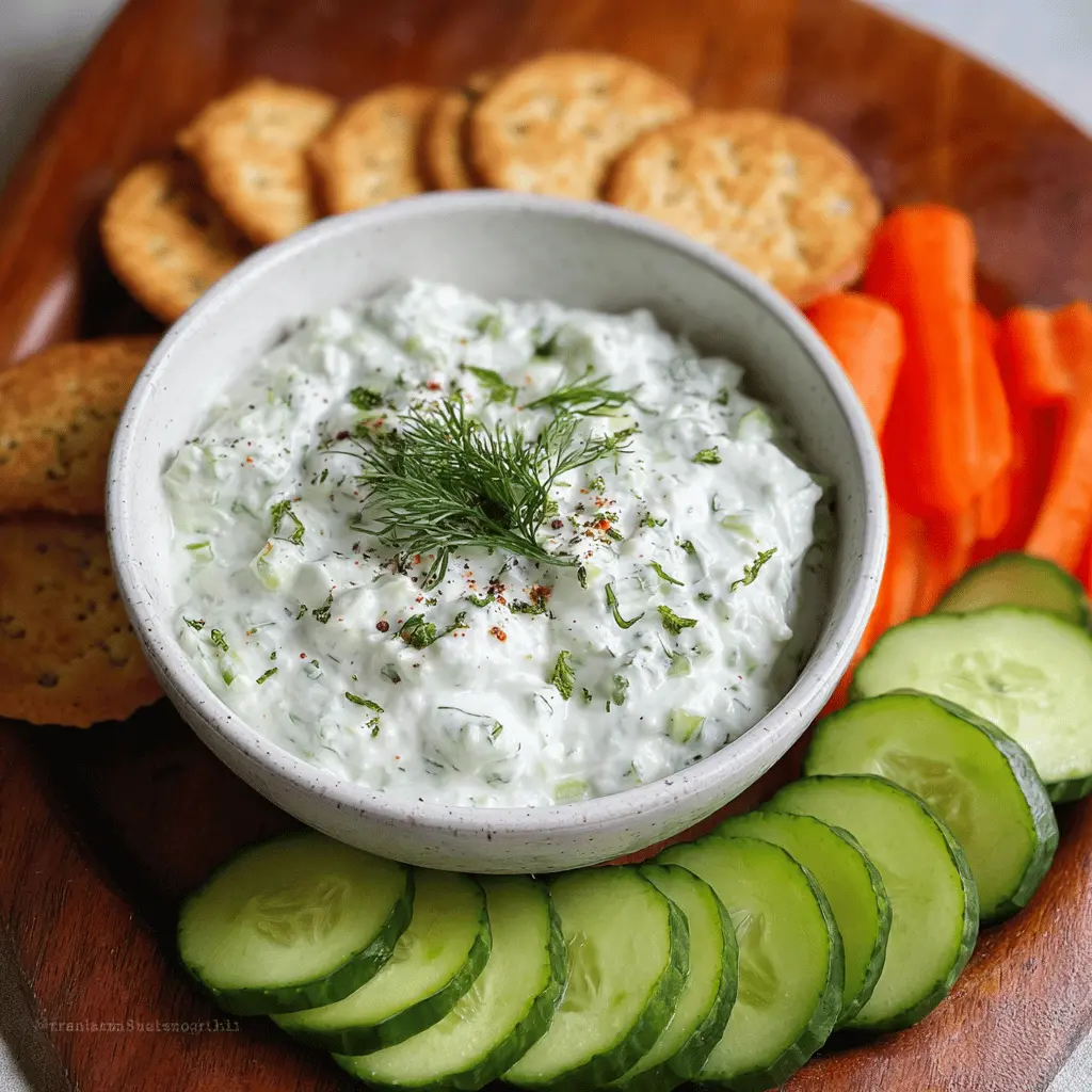 Easy Keto Cucumber Dip Recipe for Low-Carb Snacks