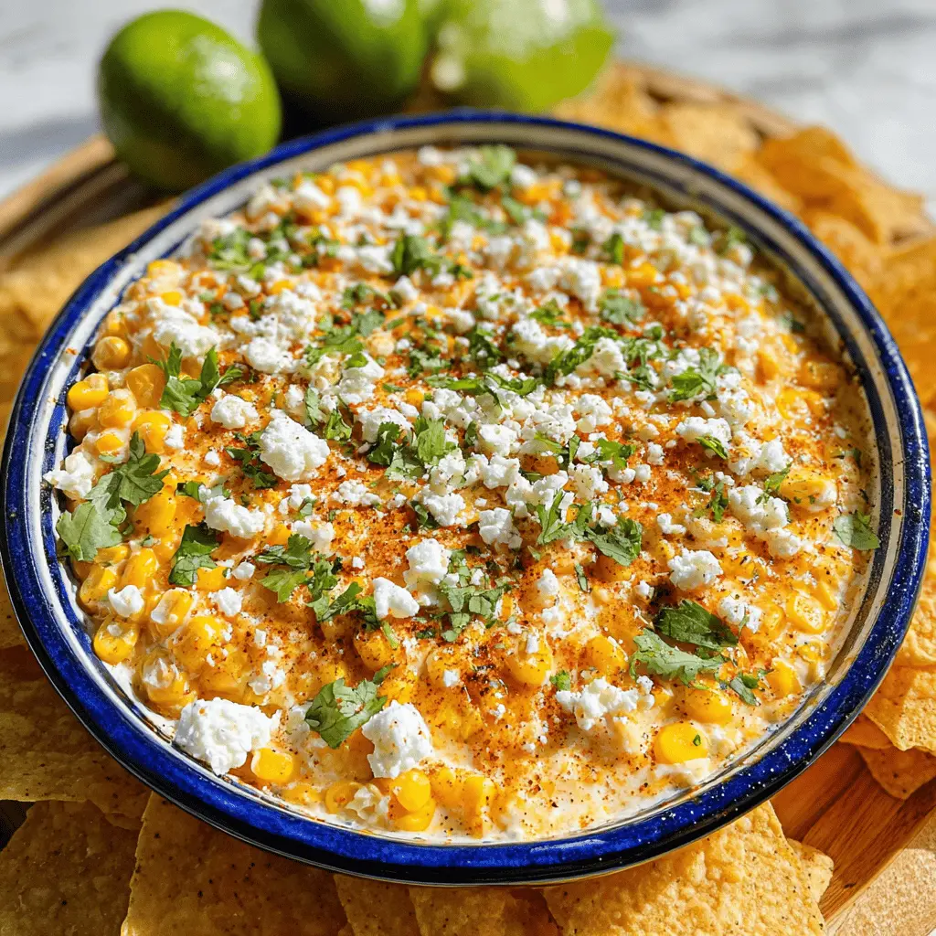 Easy Mexican Street Corn Dip Recipe
