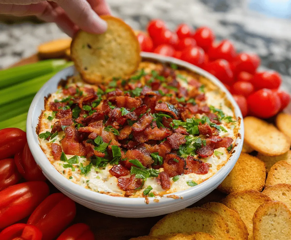 Easy and Crispy BLT Dip Recipe