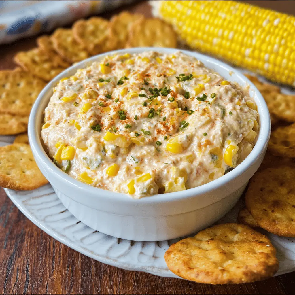 Easy Cream Cheese Corn Dip Recipe