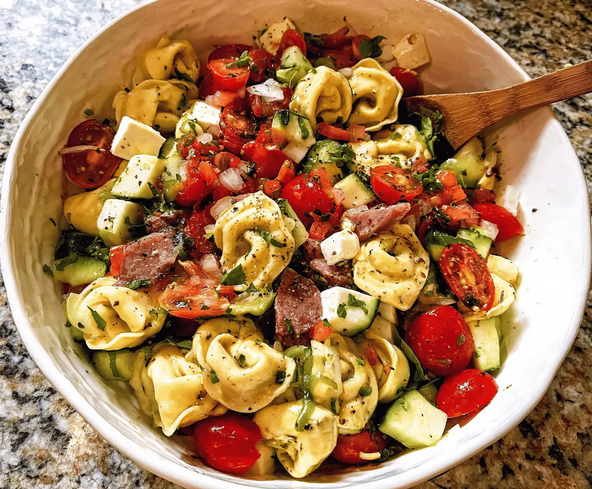 Easy Italian Tortellini Salad Recipe