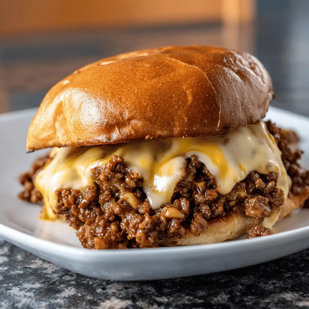 Easy Beer Cheese Sloppy Joes Recipe