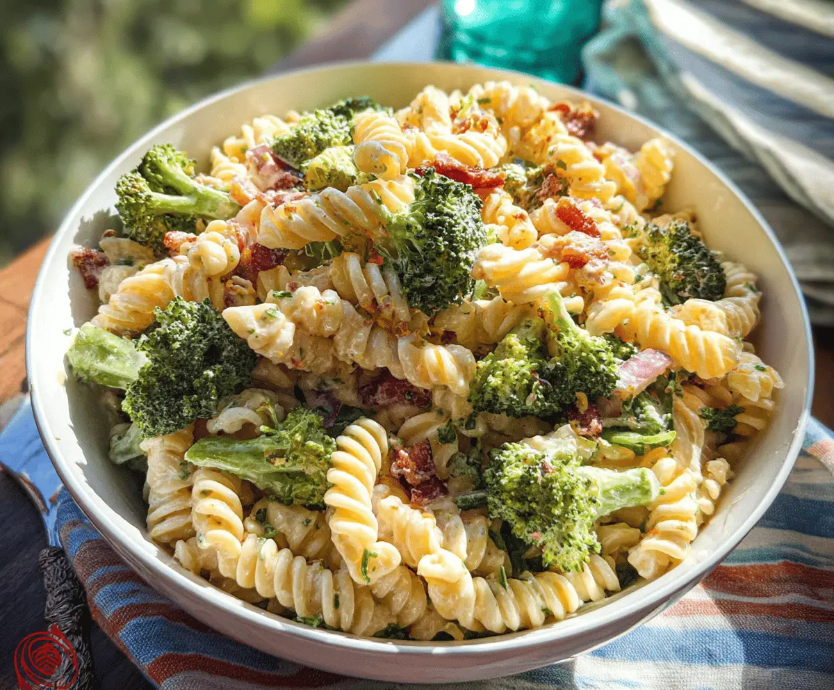 Easy Broccoli Pasta Salad Recipe for Summer