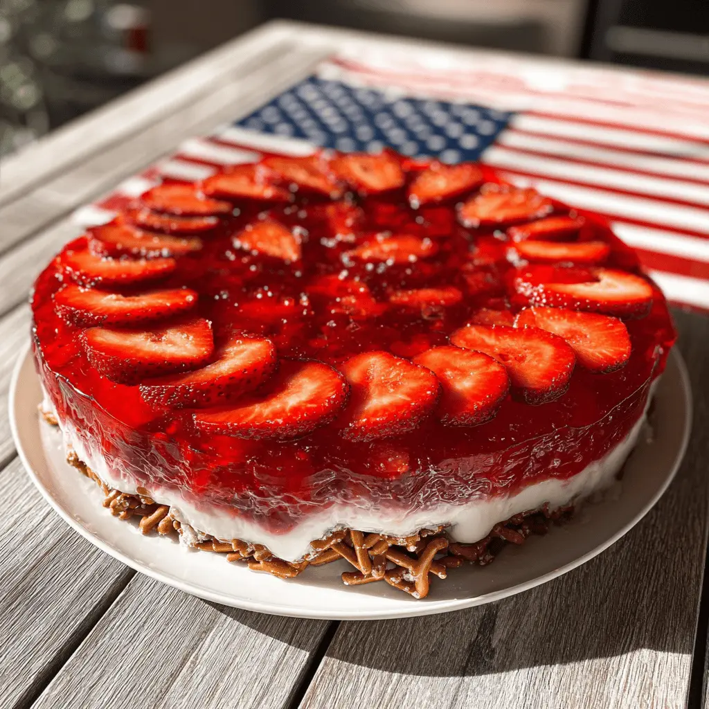 Easy Strawberry Pretzel Jello Salad Recipe