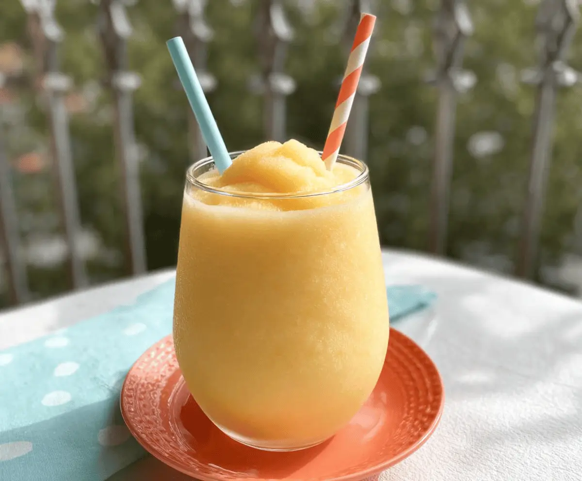 Easy Creamsicle Slushy Recipe for Summer