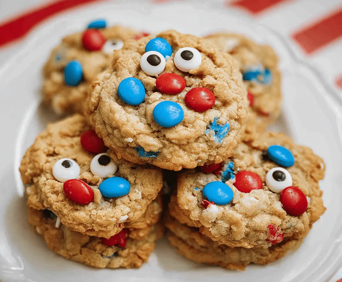 Easy 4th of July Monster Cookie Recipe