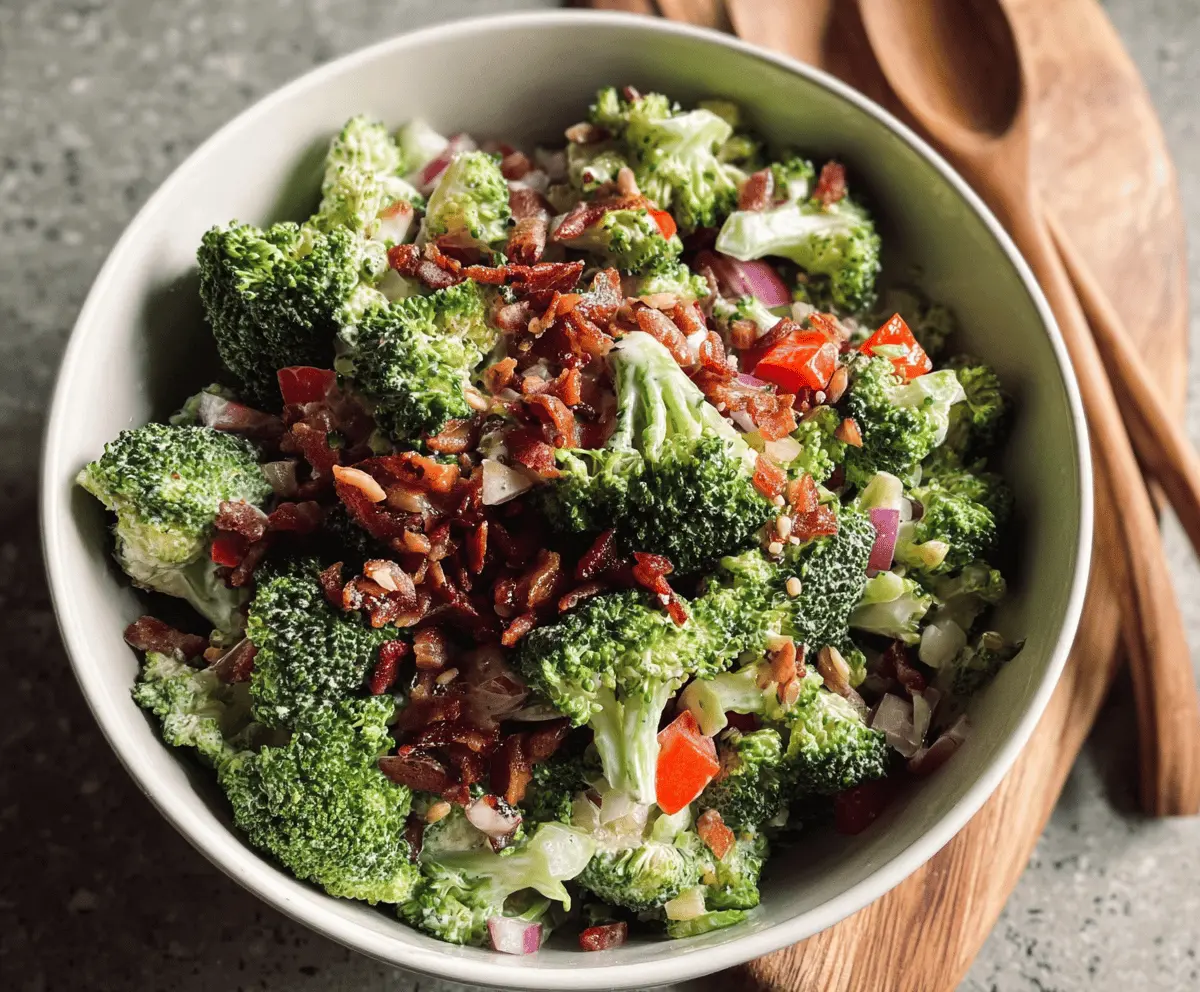 Easy Healthy Broccoli Salad Recipe