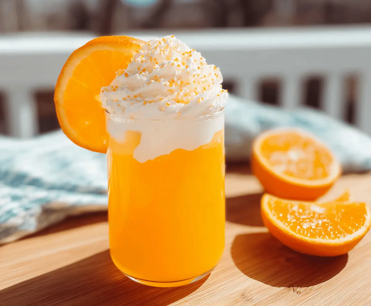 Creamy Orange Creamsicle Cocktail Recipe