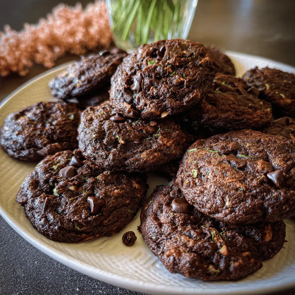 Moist Chocolate Zucchini Cookies Recipe