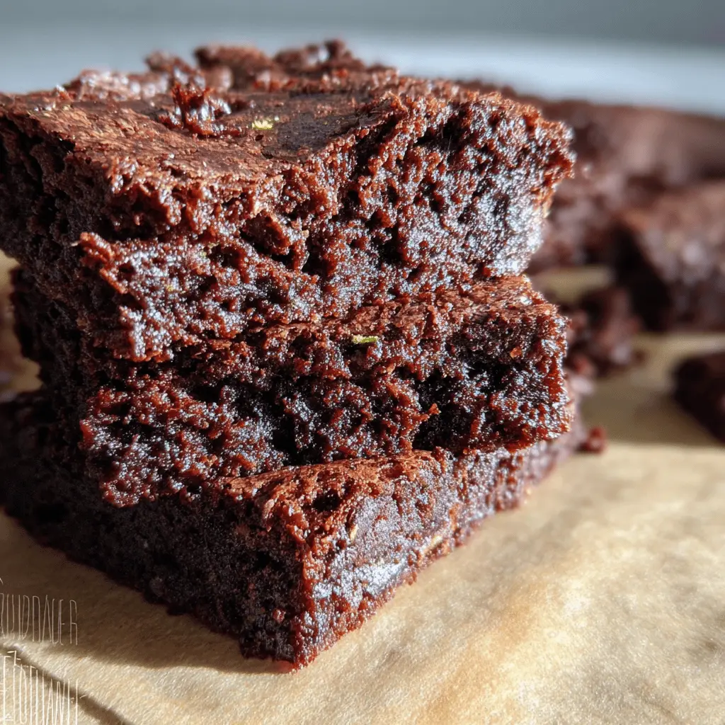 Easy 3-Ingredient Zucchini Brownies Recipe