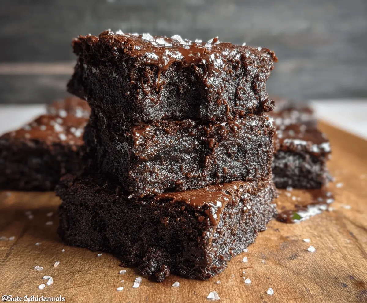Fudgy Chocolate Zucchini Brownies Recipe