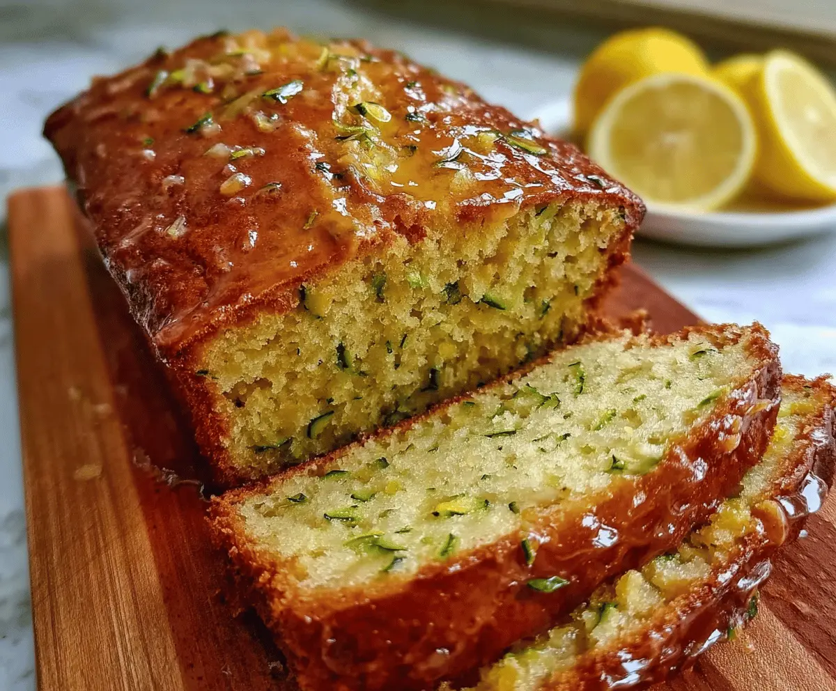 Lemon Zucchini Bread Recipe with Fresh Citrus Flavor