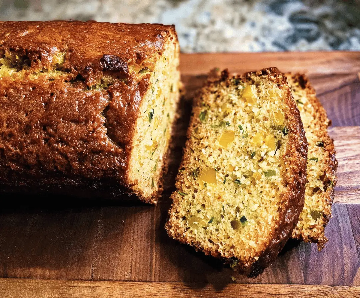 Moist Pineapple Zucchini Bread Recipe