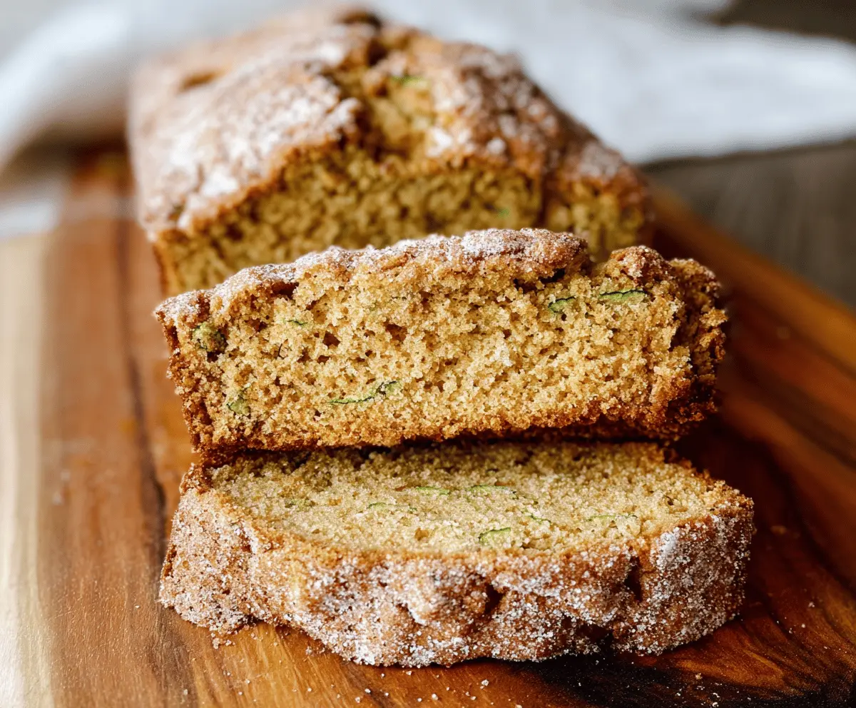 Soft Snickerdoodle Zucchini Bread Recipe