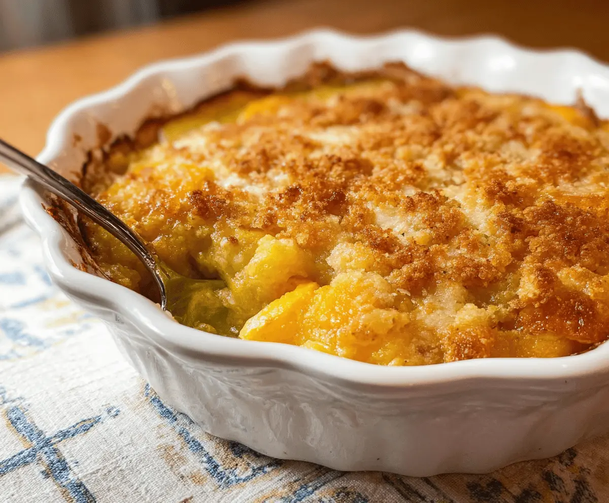 Easy Creamy Yellow Squash Casserole Recipe