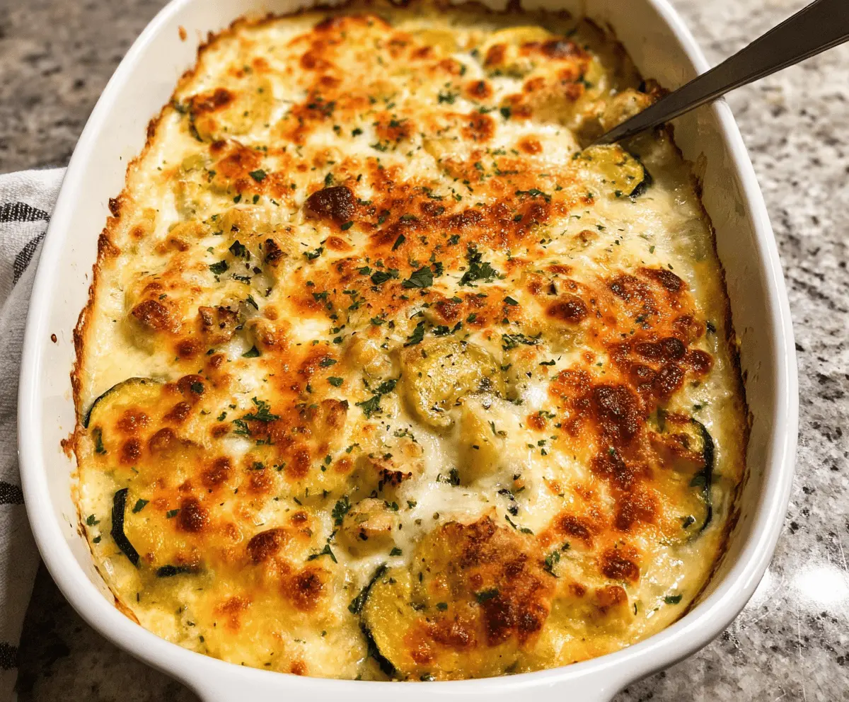 Easy Chicken Zucchini Casserole Recipe
