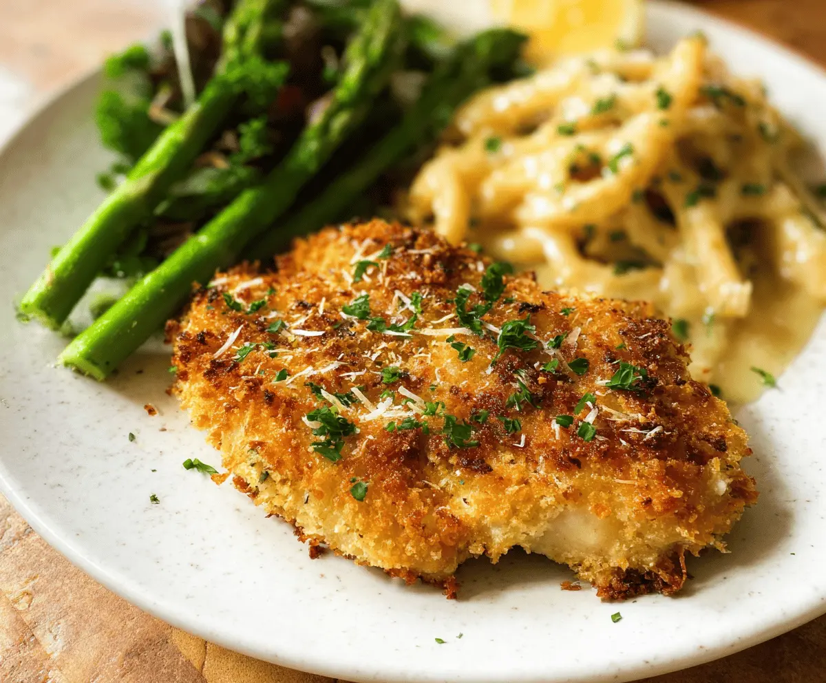 Crispy Parmesan Crusted Chicken Recipe