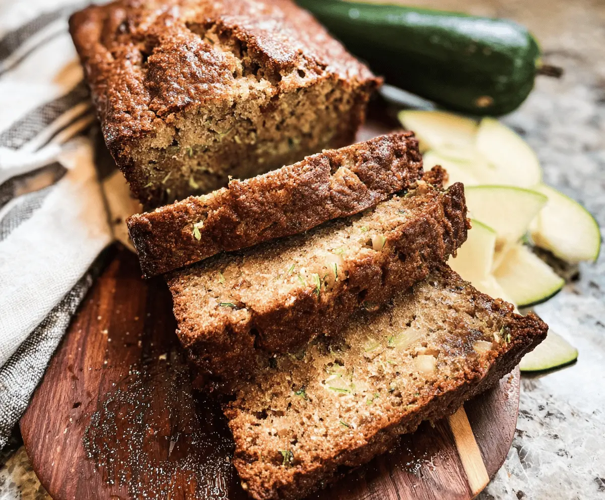 Moist Apple Zucchini Bread Recipe