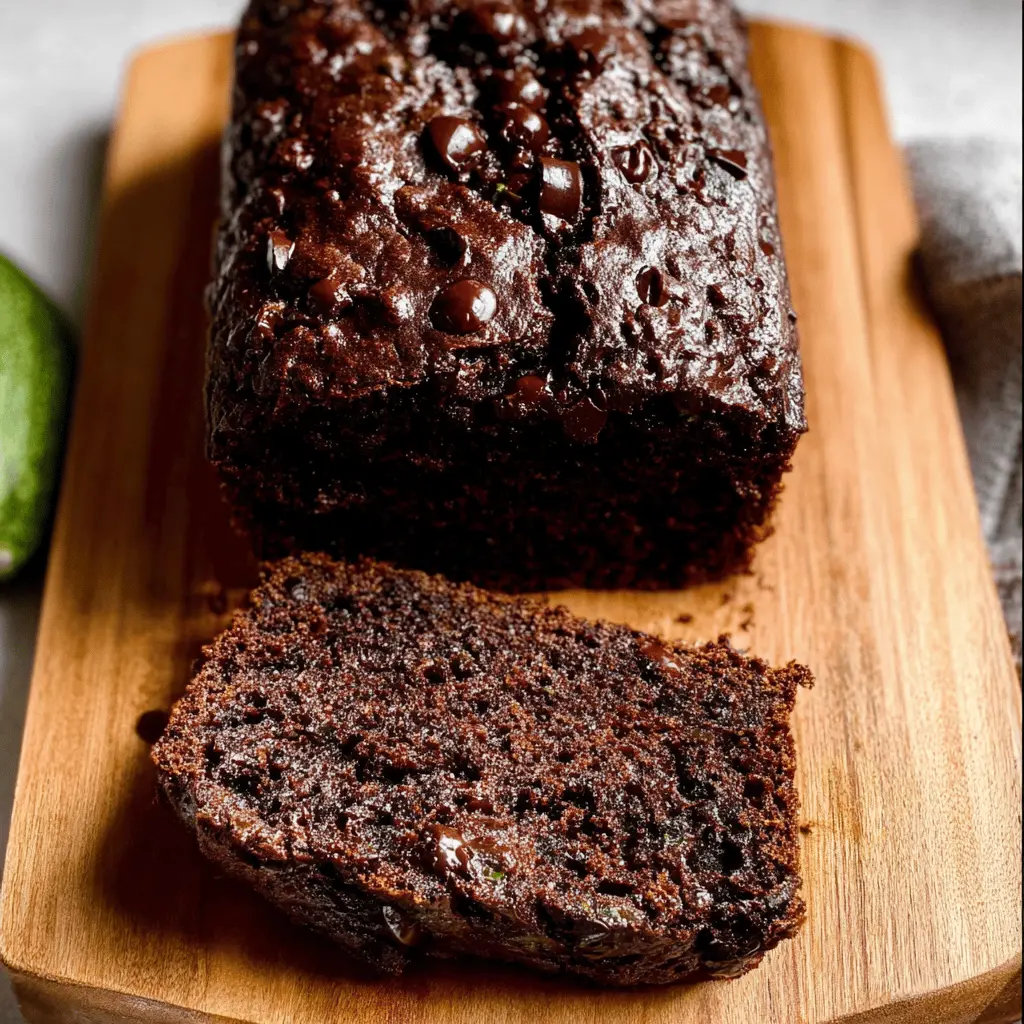 Moist Chocolate Zucchini Bread Recipe