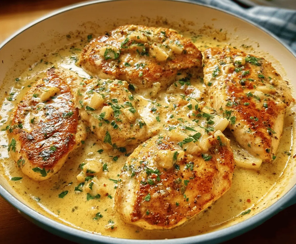 Creamy Garlic Chicken Recipe for Easy Dinners