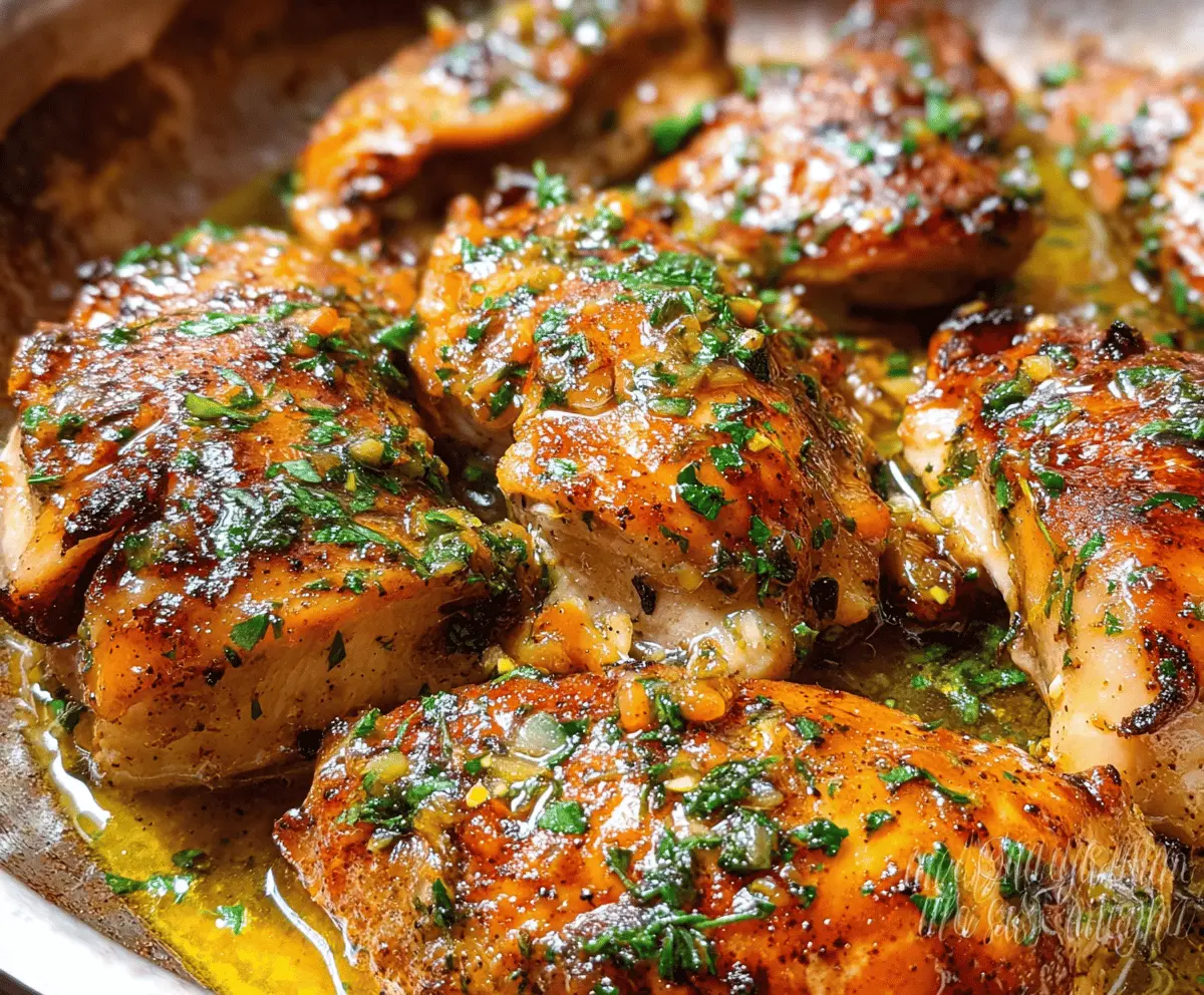 Easy Garlic Butter Chicken Recipe