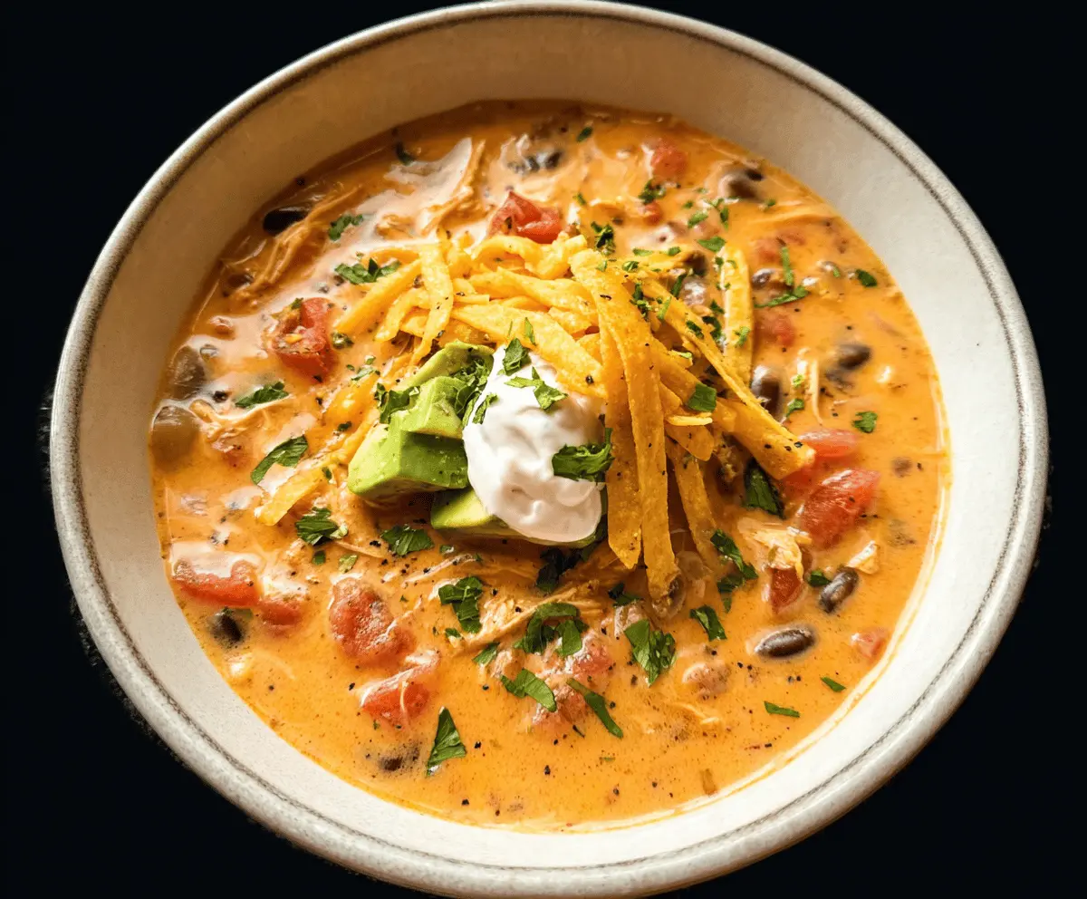 Creamy Chicken Tortilla Soup Recipe for Cozy Nights