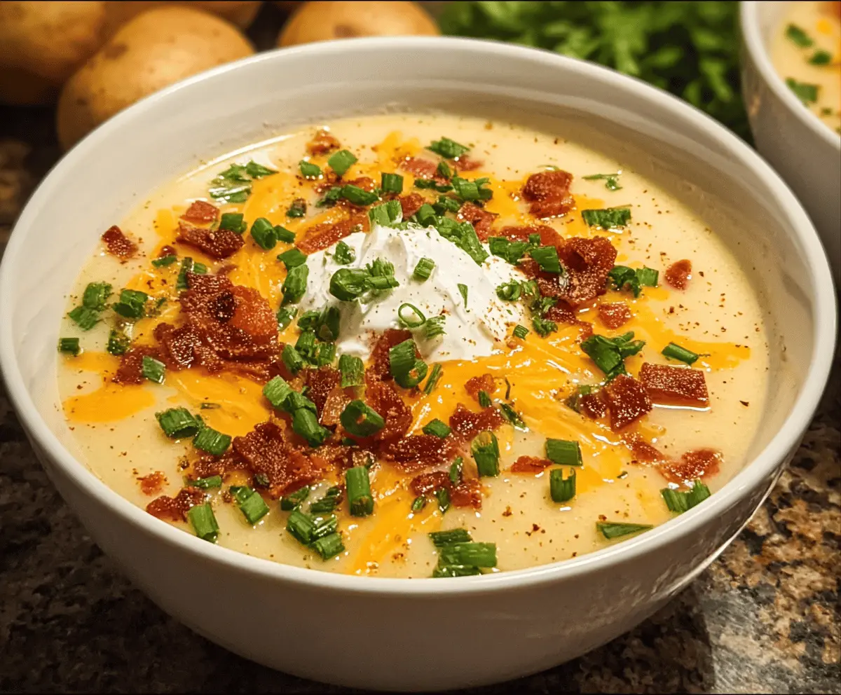Easy Crockpot Potato Soup Recipe for Cozy Comfort
