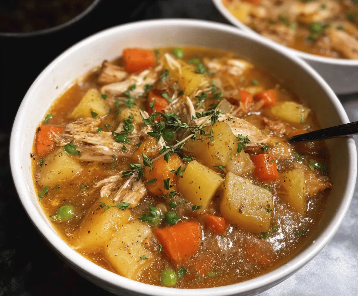 Easy Slow Cooker Chicken Stew Recipe for Cozy Dinners