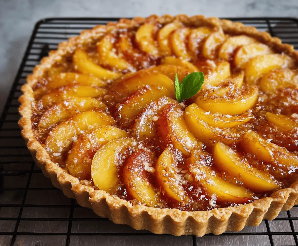 Easy Homemade Peach Tart Recipe